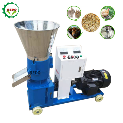 Flat Die Homemade Animal Feed Pellet Machine For Making Chicken Food